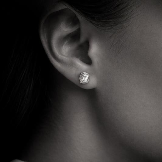 Boucles d'Oreilles éclat ovale
