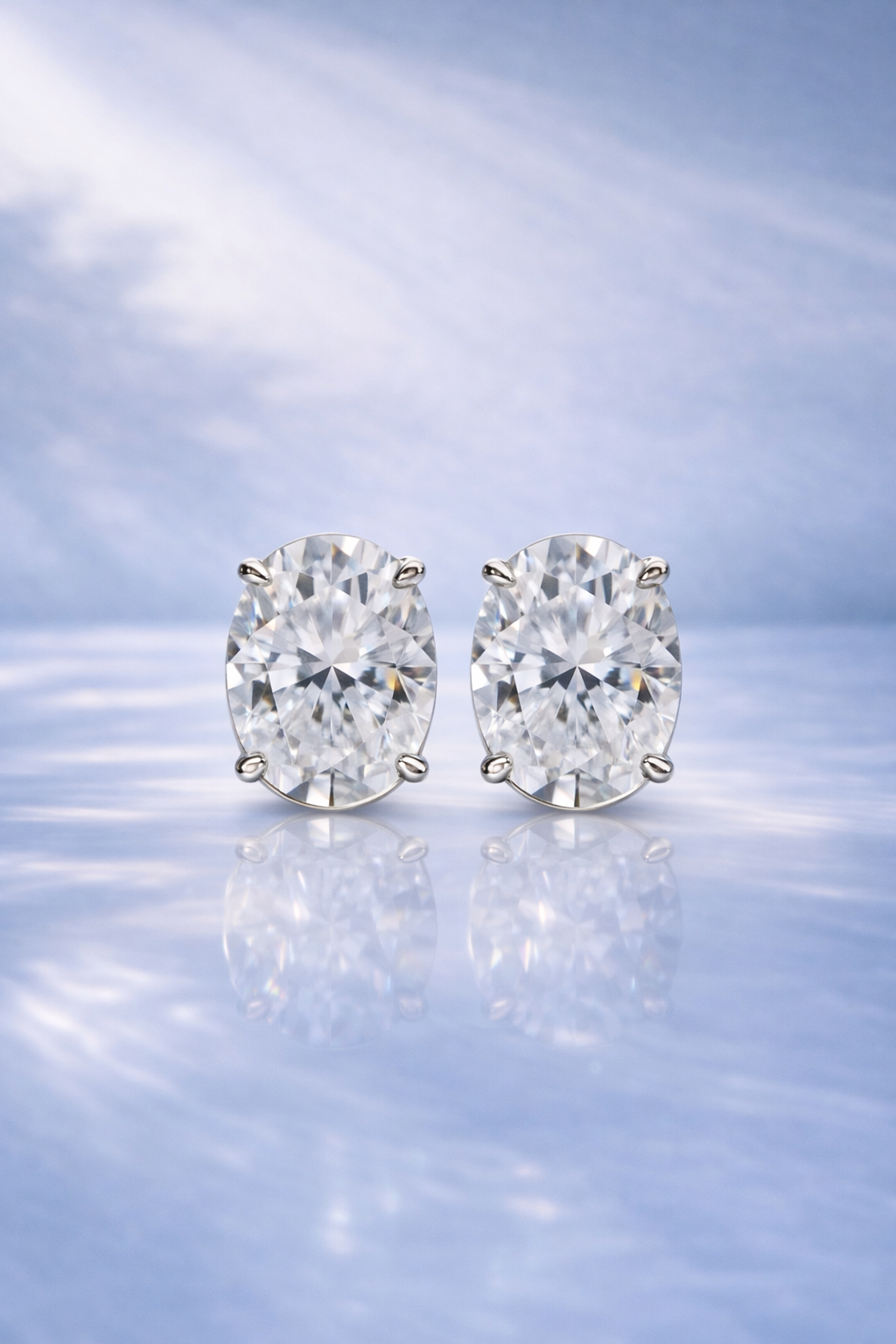Boucles d'Oreilles éclat ovale