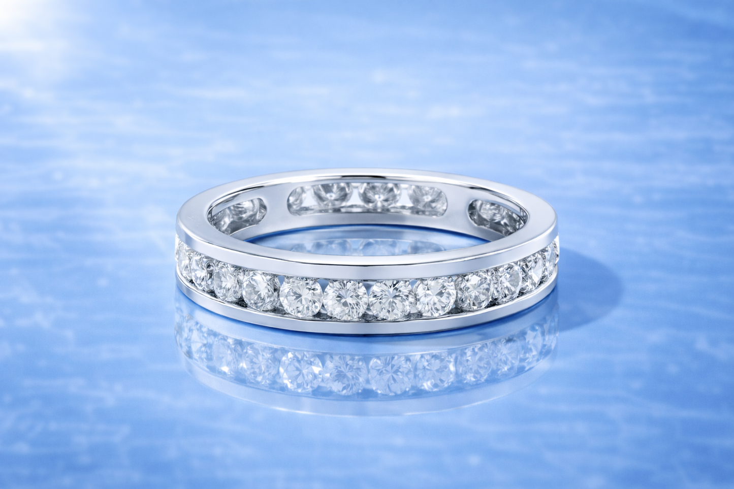 Éclat Éternel – Alliance Eternité Moissanite