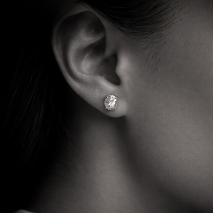 Boucles d'Oreilles éclat ovale