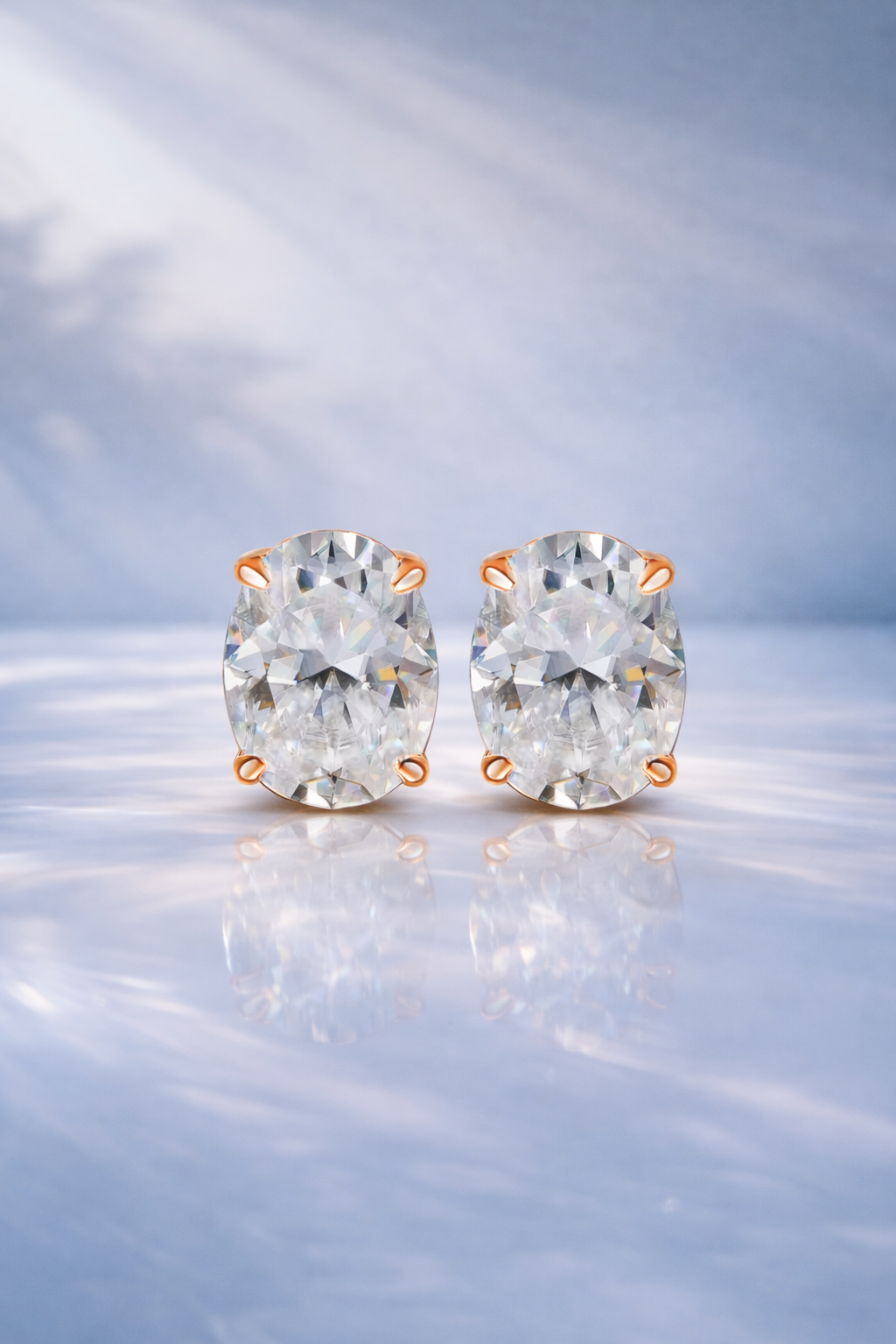 Boucles d'Oreilles éclat ovale
