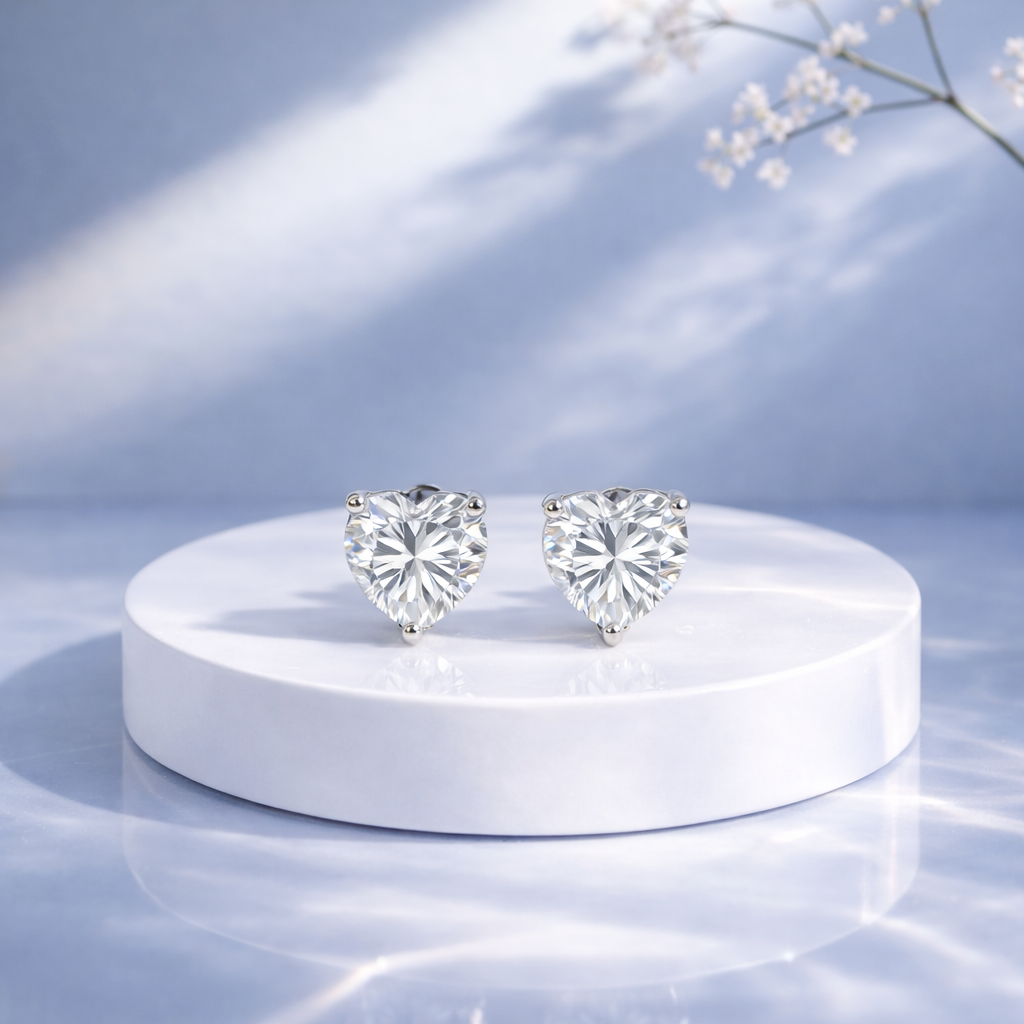 Boucles d'oreilles Coeur