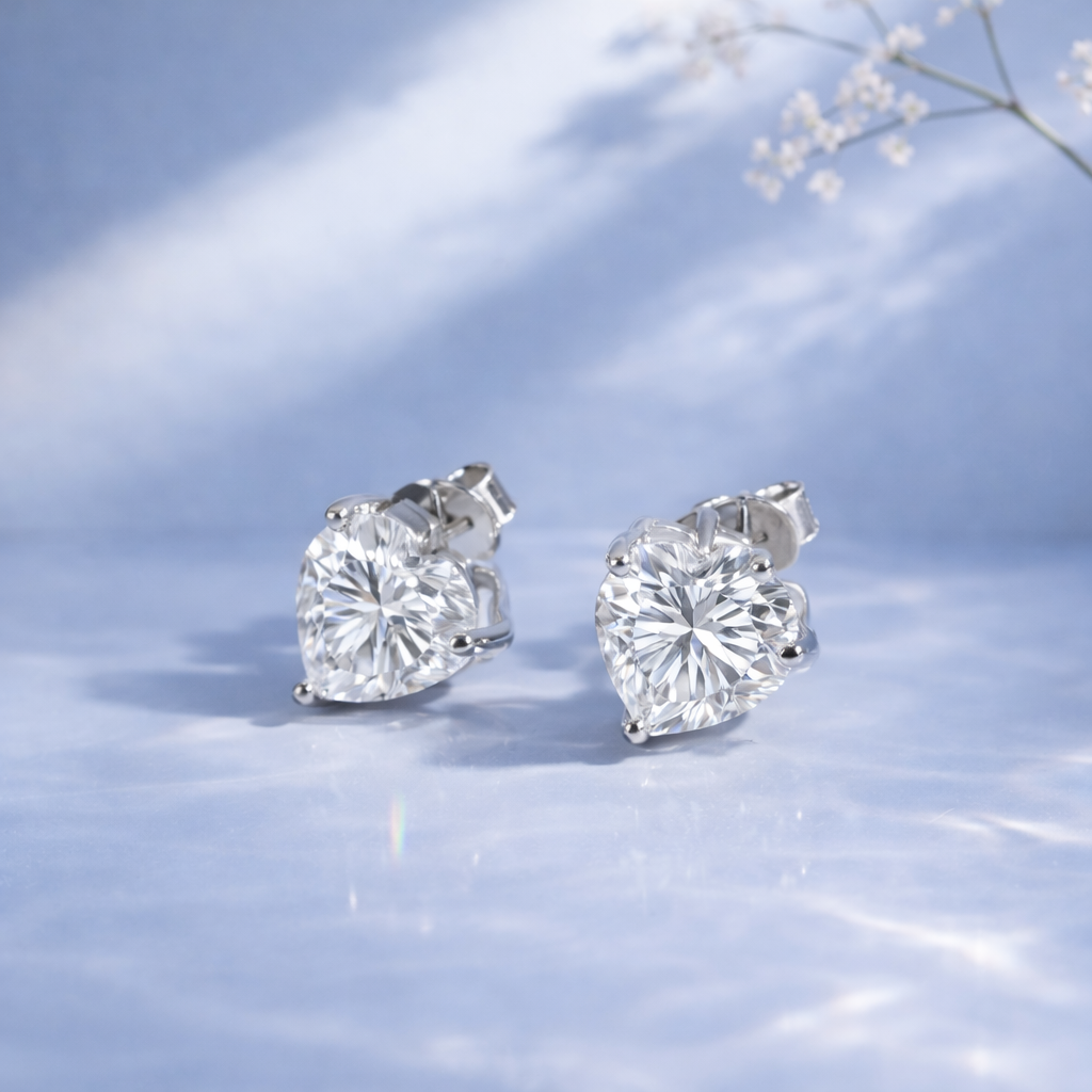 Boucles d'oreilles Coeur
