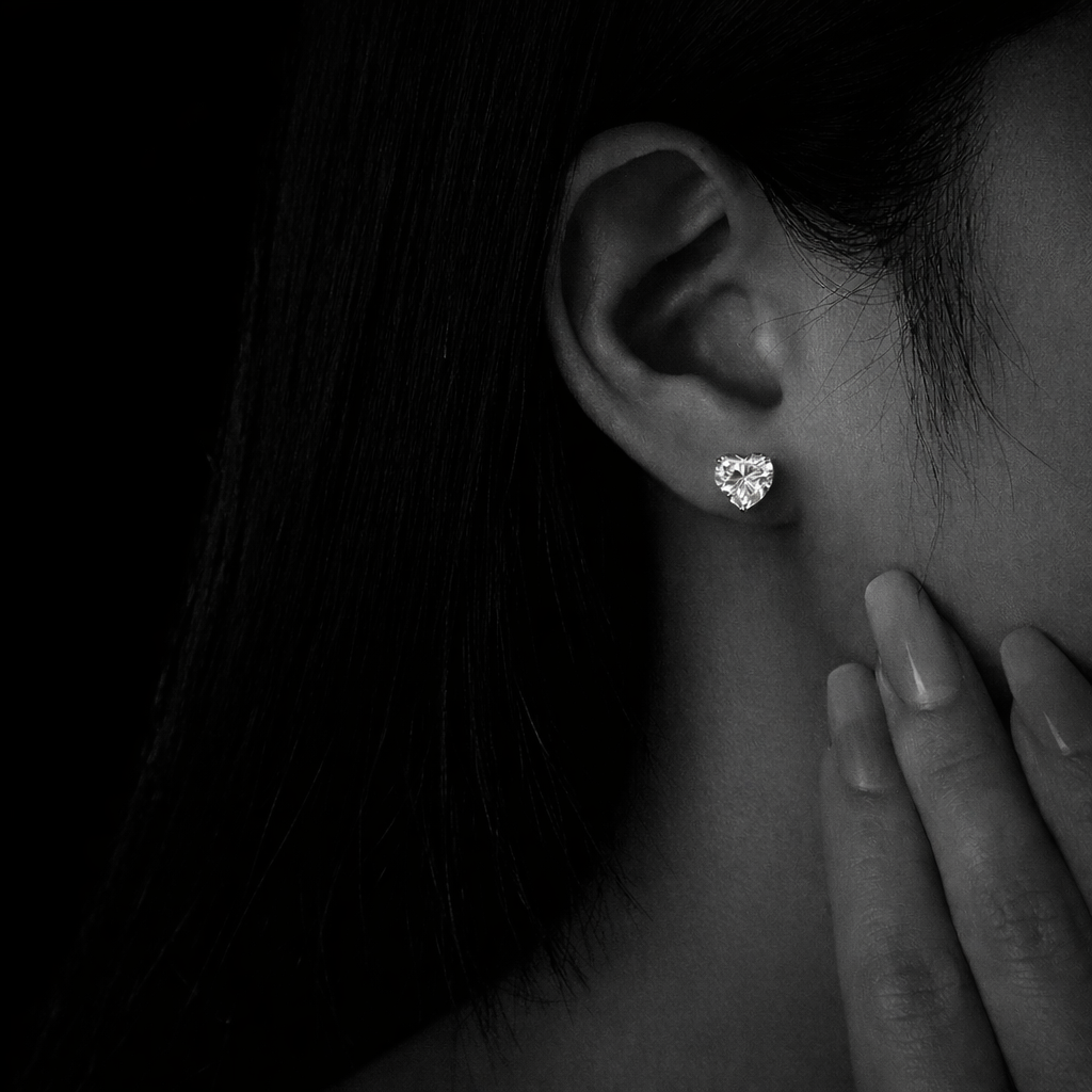 Boucles d'oreilles Coeur
