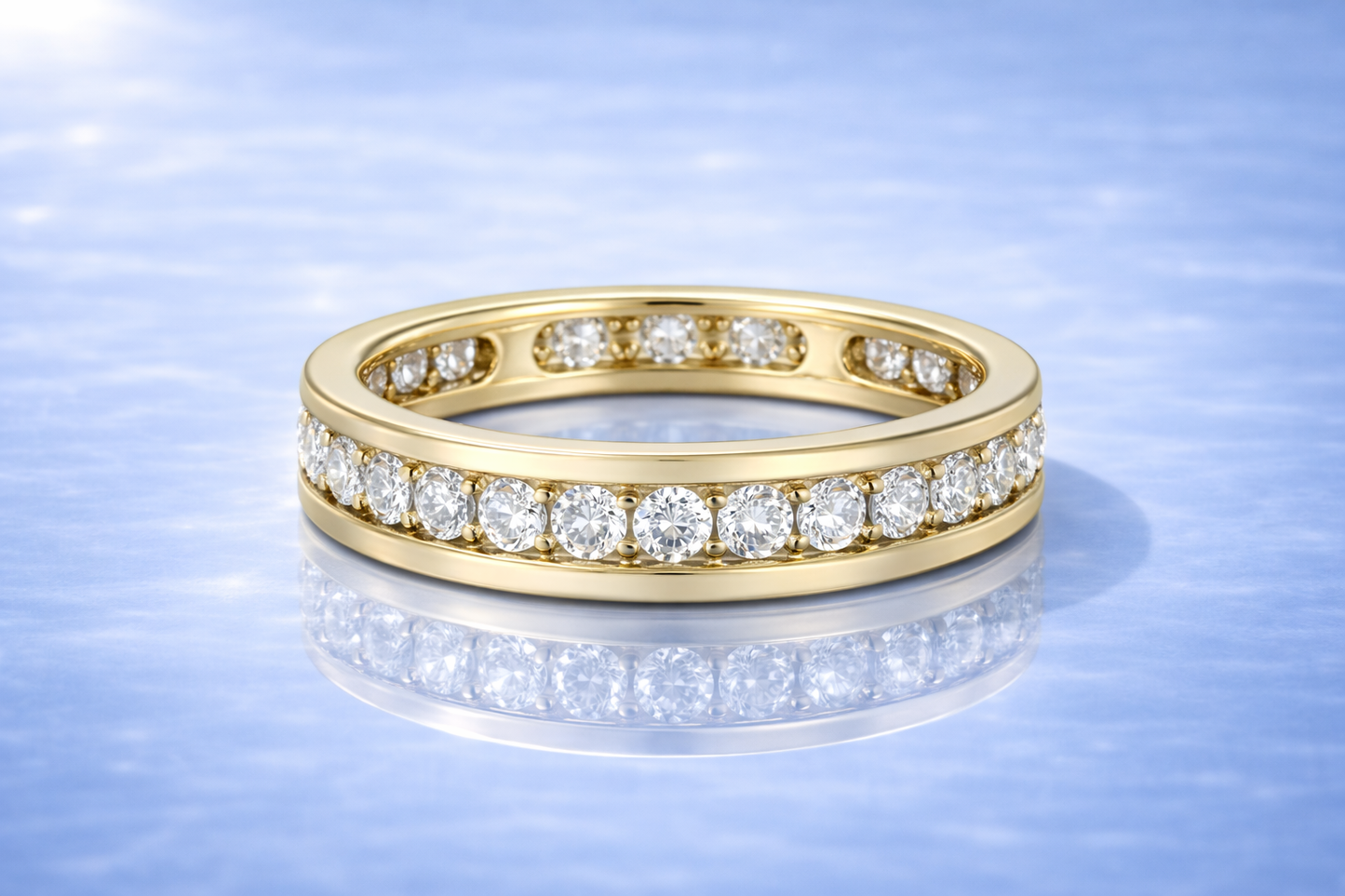 Éclat Éternel – Alliance Eternité Moissanite