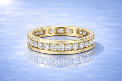 Éclat Éternel – Alliance Eternité Moissanite
