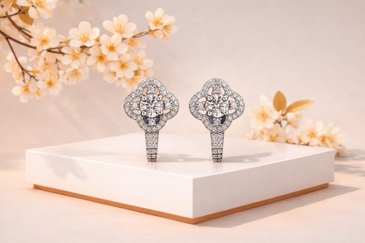 Boucles d'oreilles Astra tréfles